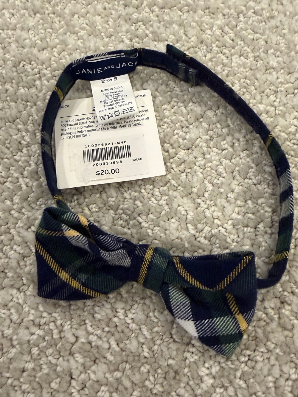 Janie and Jack Bowtie